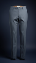 Slate Grey Slim-Fit Trousers